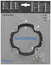 Drev Shimano FC-M780/FC-770-10 104 bcd 3 x 10 gear 32T sort