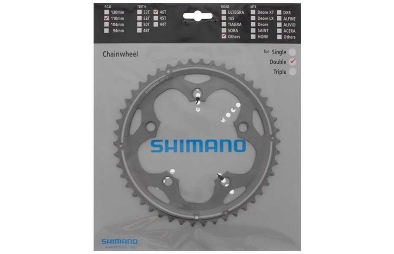 Drev Shimano Cyclocross FC-CX50 110 bcd 10 gear 46T sølv
