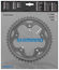 Drev Shimano Cyclocross FC-CX50 110 bcd 10 gear 46T sølv