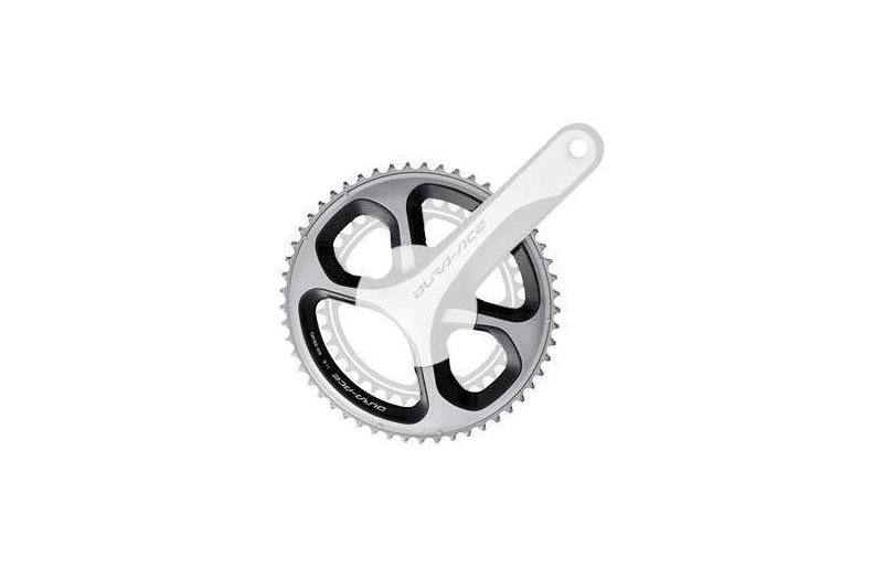 Drev Shimano Dura-Ace FC-9000 MD 110 bcd 2 x 11 gear 53T sort