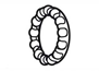 Kuglering Shimano Nexus 8 3/16" x 13