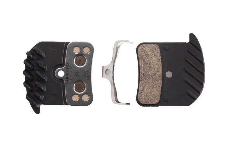 Bremseklodser Shimano H03C med kølelegeme metallic 1 par