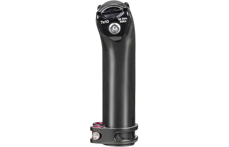 Saddelpind Bontrager Round Mast Cap SLR 5 mm forskud 135 mm sort