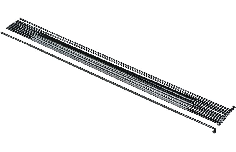 Bontrager Eker Grand Starda Bladed Bøjet Hoved 295 mm Sort 10-pak