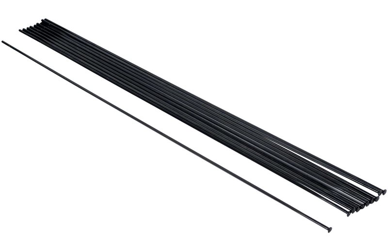 Bontrager Eger Aerolite Bladed Lige Hoved 278 Mm Sort 10-pak