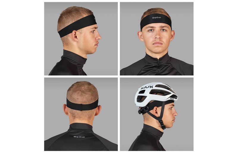 Pandebånd GripGrab Lightweight Summer Sweatband sort