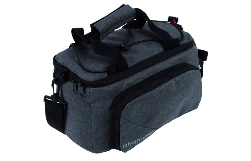 Cykelväska Pakethållare Atran Velo Zap Top Bag 18.5 L Grå