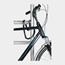 Yhdistelmälukko AXA Rigid RCC 120cm/3.5mm Sininen