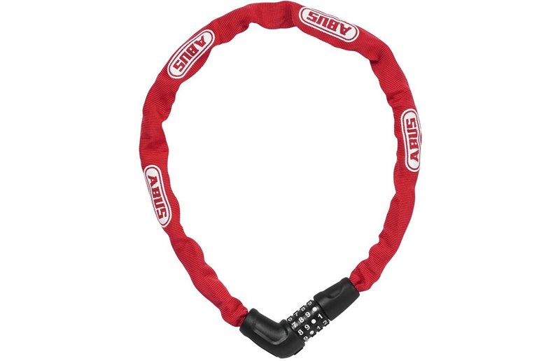 Yhdistelmälukko ABUS Steel-O-Chain 5805C 5x750mm Punainen