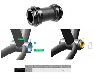 Krankboks SRAM DUB PressFit 30 73 mm