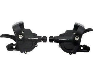 Gearskifter SRAM X3, sæt, trigger, 3 x 7 gear
