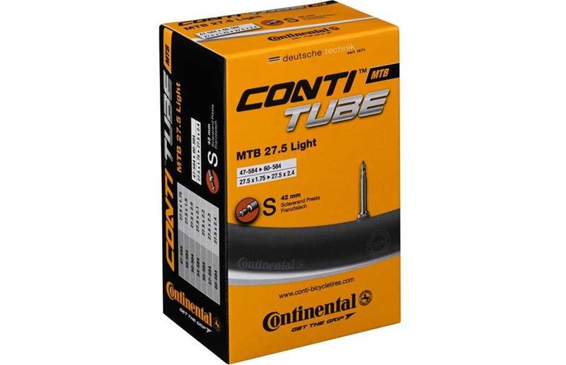 Sykkelslange Continental MTB Light 27.5" Presta 42mm 47/60-584