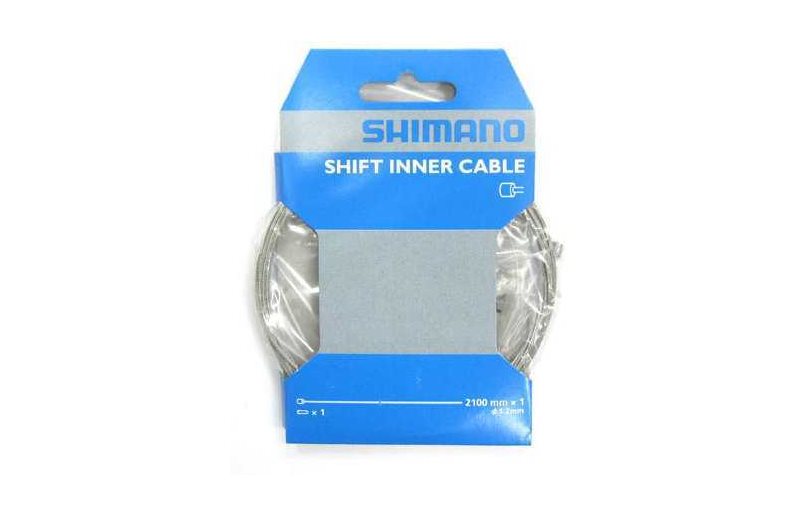 Gearkabel Shimano Galvaniseret 1.2 x 2100 mm 1ST.