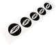 Zipp Peitekoriste Z-Logo Venttiiliaukkoon Disc-Vanteissa 5-Pack
