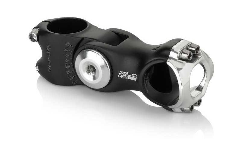 Styrstamme XLC ST-M30 justerbar 31.8 mm 90 mm sort/sølv
