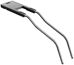 Lastenistuimen adapteri Thule RideAlong Lowsaddle Matalalle satulalle