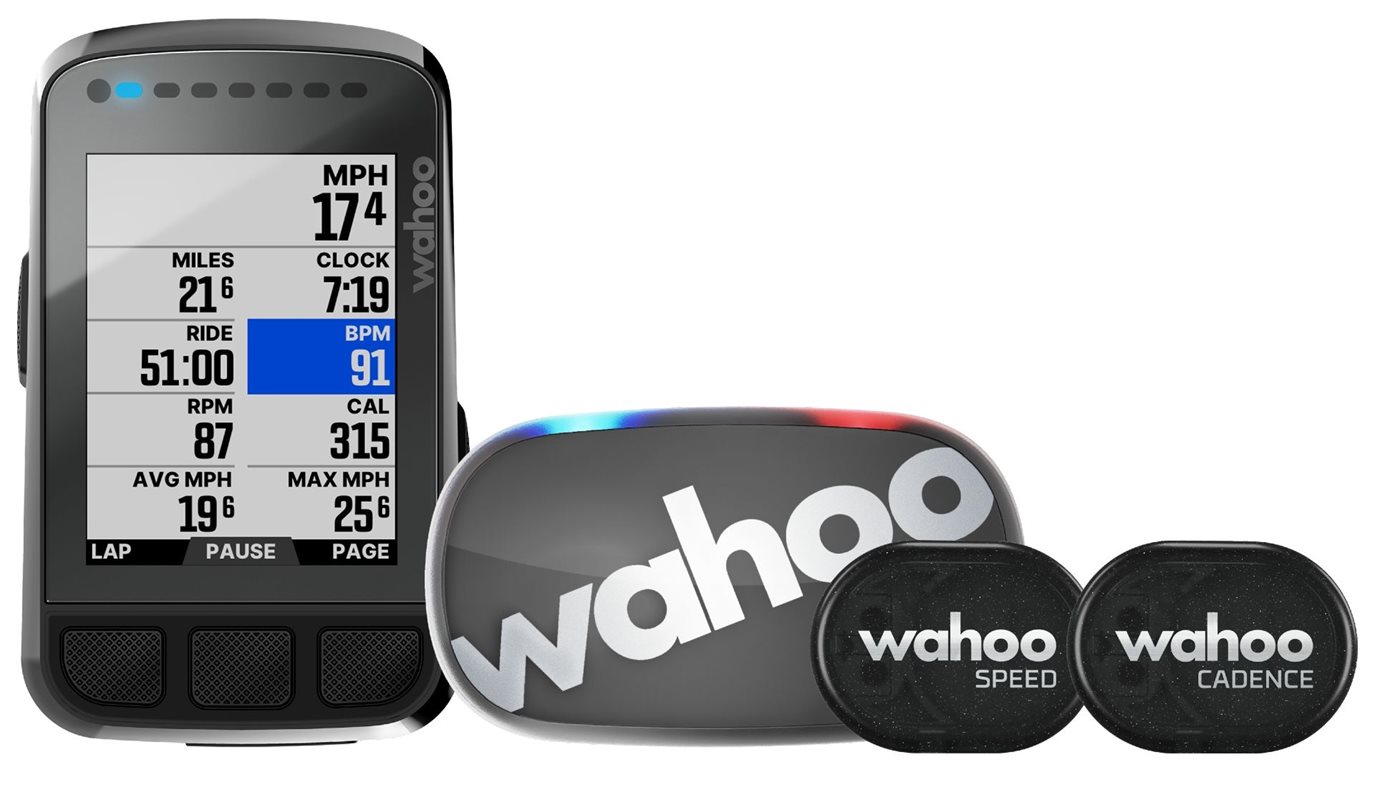 Cykelcomputer Wahoo Elemnt Bolt V2 Bundle GPS sort