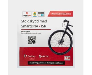 DNA-mærkning SmartDNA / ISR med forsikring, Tyveribeskyttelse til Cykel