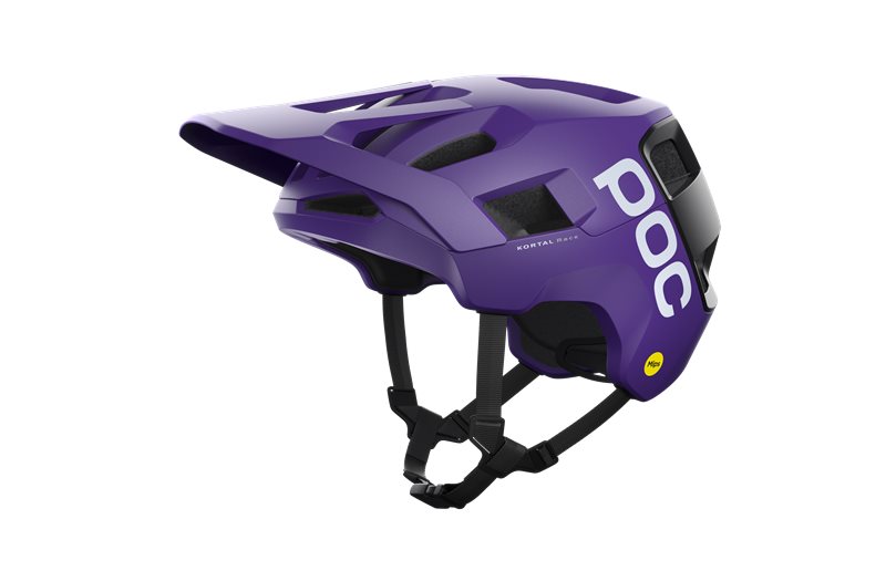 Poc Cykelhjälm MTB Kortal Race Mips Sapphire Purple/Uranium Black Metal