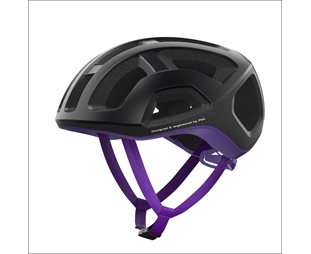 Poc Sykkelhjelm Racer Ventral Lite Uranium Black/Sapphire Purple Matt