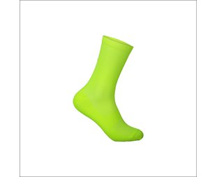 Poc Sykkelstrømper Fluo Sock Mid Fluorescerende Gul/Grønn