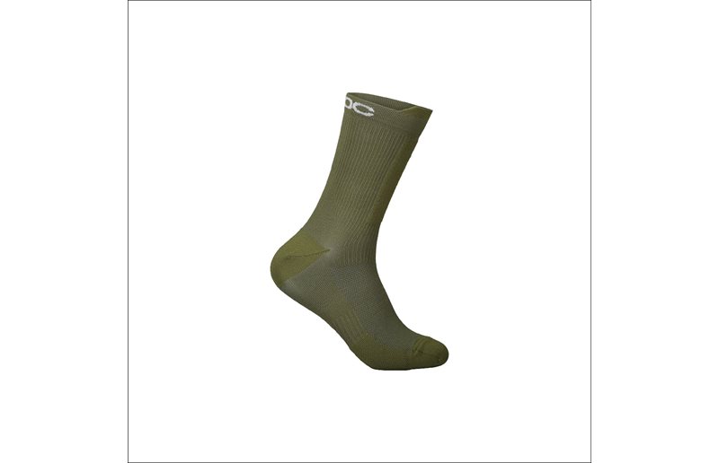 Poc Cykelstrumpor Lithe MTB Sock Mid Epidote Green