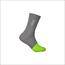 Poc Sykkelstrømper Flair Sock Mid Granite Grey/Lemon Calcite