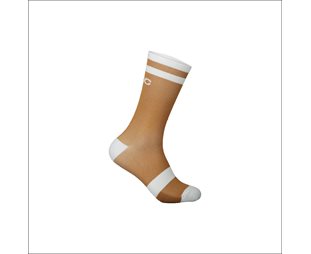 Poc Sykkelstrømper Lure MTB Sock Long Aragonittbrun/Hydrogenhvit