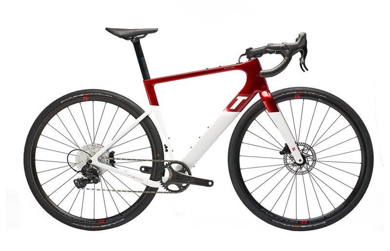 3T Gravel Bike Exploro Racemax Campagnolo Ekar 1X13 Red/White