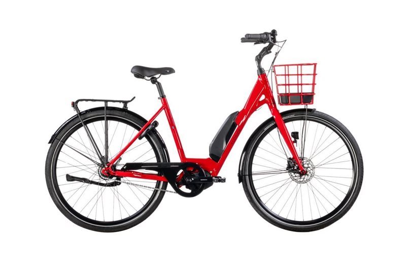 Ecoride Elcykel Ambassadør Axs M-5 E6 Dame Rød