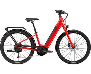 Cannondale Elcykel Hybrid Adventure Neo 3.1 Eq 27 RALLY RED