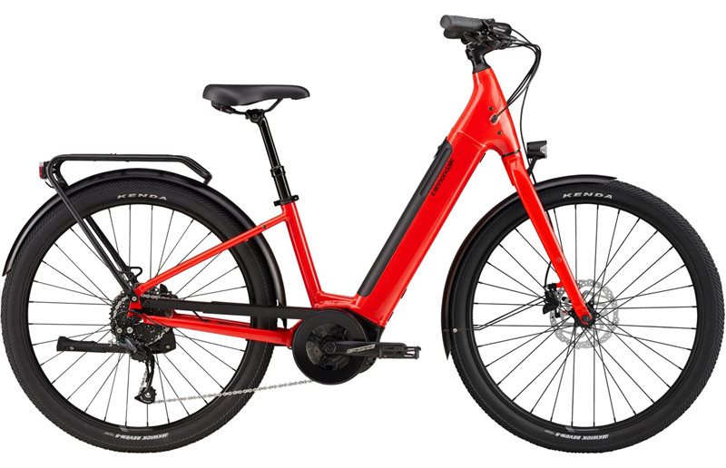 Cannondale Elcykel Hybrid Adventure Neo 3.1 Eq 27 RALLY RED