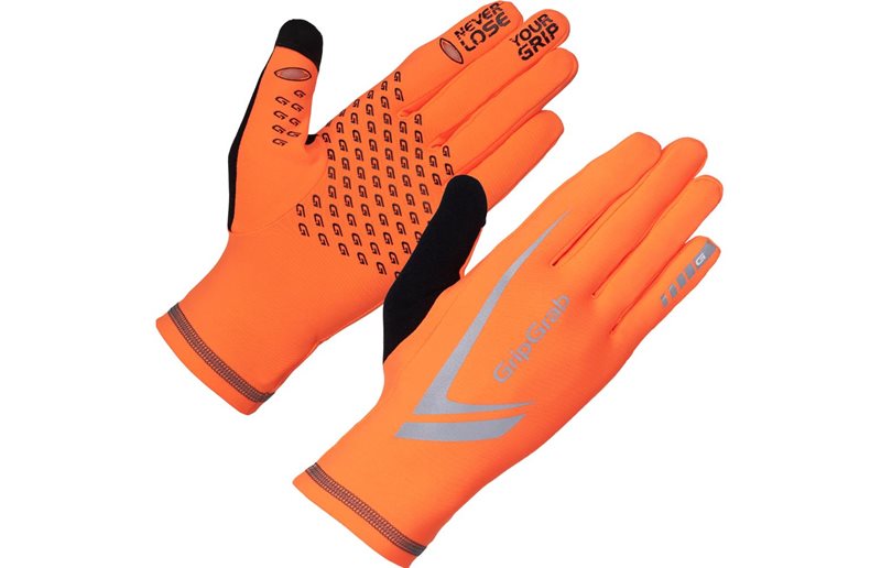 Gripgrab Löparhandskar Gripgrab Running Expert Winter Orange Hi-Vis