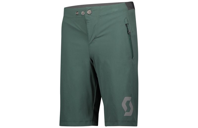 Scott Cykelbyxor Shorts Jr Trail 10 Ls/Fit W/Pad Smoked Green