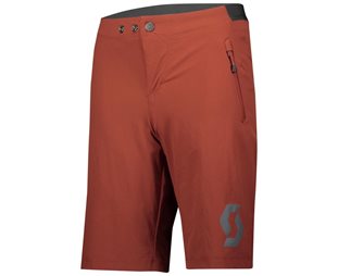 Scott Cykelbyxor Shorts Jr Trail 10 Ls/Fit W/Pad Rust Red