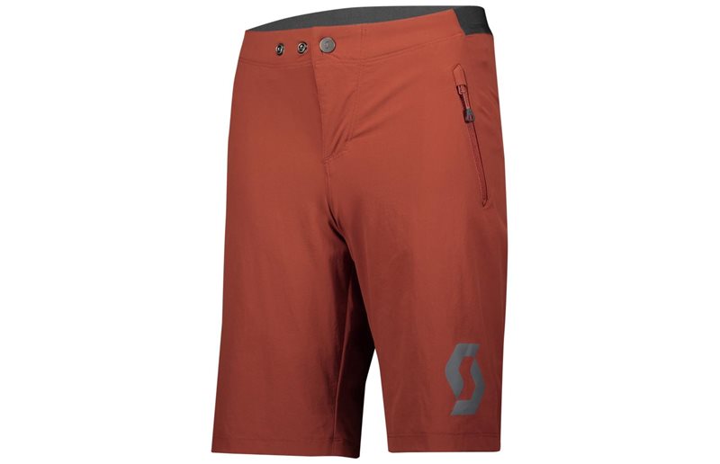 Scott Cykelbyxor Shorts Jr Trail 10 Ls/Fit W/Pad Rust Red
