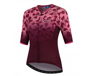 Rogelli Cykeltröja Animal Jersey SS Bordeaux/Pink