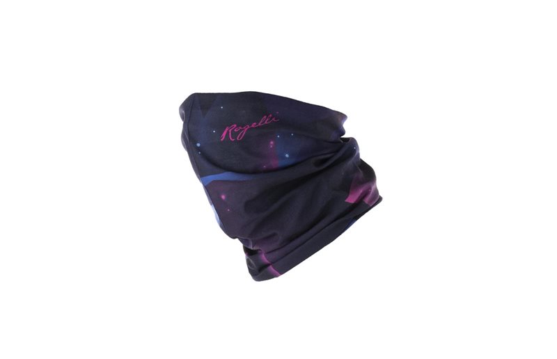Rogelli Kauluri Huivi Scarf Musta/Roosa/Sininen