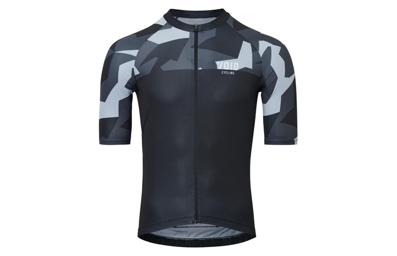 Pyöräilypaita Void Abstract Jersey SS Men Camo Black