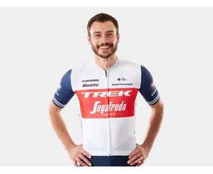 Santini Team Trek-Segafredo Miesten Paita Valkoinen/Tummansininen