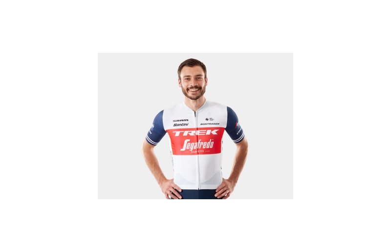 Santini Team Trek-Segafredo Miesten Paita Valkoinen/Tummansininen