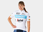 Santini Naisten pyöräilypaita Trek-Segafredo Team Replica Womens Valkoinen/Vaaleansininen