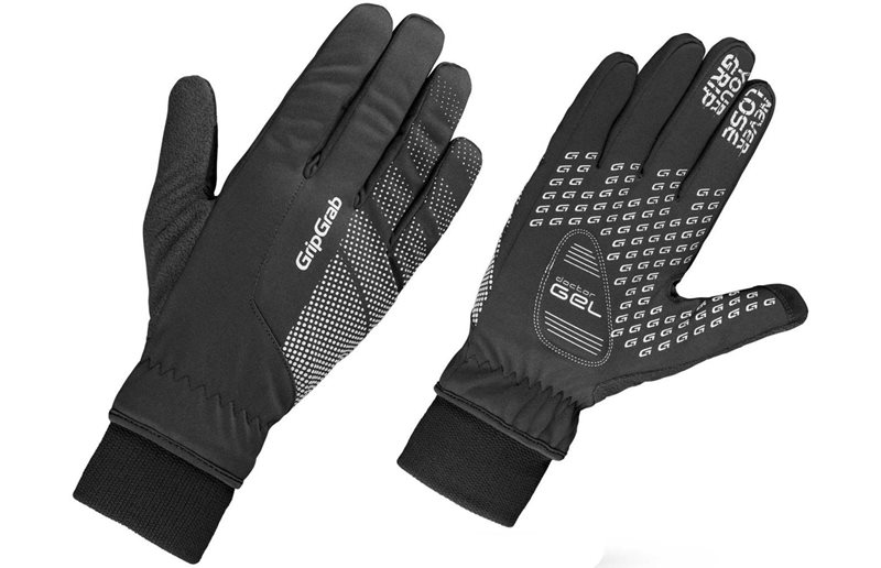 Sykkelhansker GripGrab RIDE Windproof Winter Black