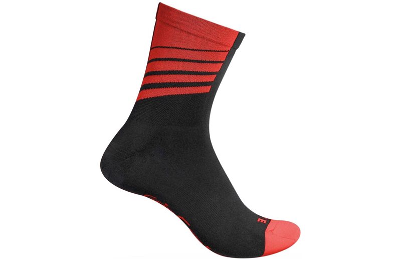 GripGrab Pyöräilysukat Racing Stripes Musta/R