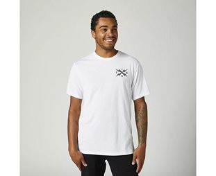 Fox Vapaa-ajan T-paita Calibrated SS Tech Tee White