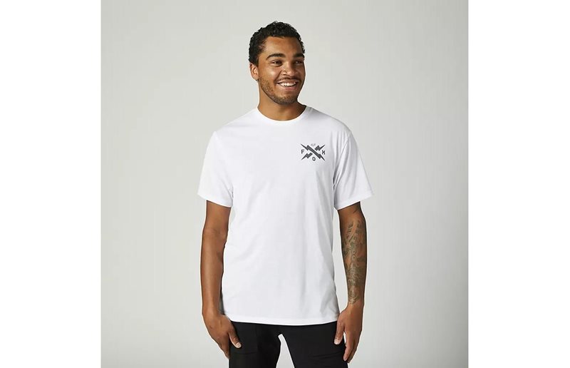 Fox Fritids-T-skjorte Calibrated SS Tech Tee White