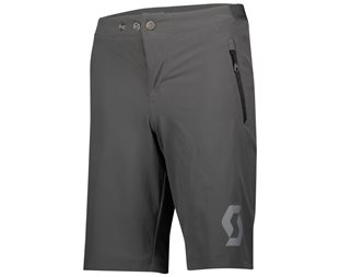 Scott Pyöräilyhousut Shorts Jr Trail 10 Ls/Fit W/Pad Tummanharmaa