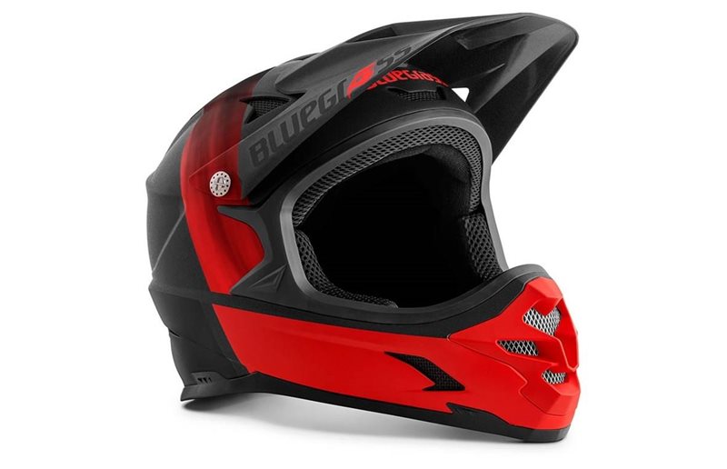 Full Face kypärä Bluegrass Intox Musta/Punainen