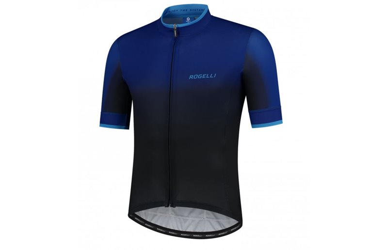 Rogelli Pyöräilypaita Horizon Jersey SS Musta/Sininen