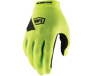 100% Pyöräilyhanskat Ridecamp Gloves Yellow